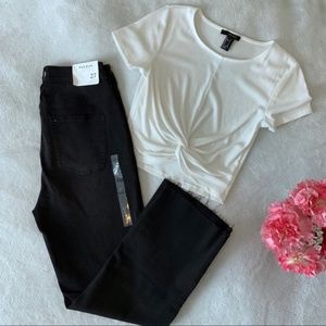 PacSun | High Rise Crop Jeans